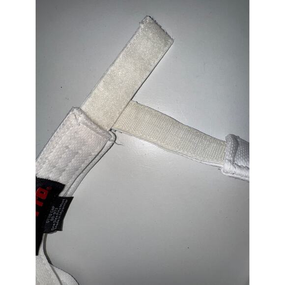 USPS US Postal Service Logo Mail Man White Sun Visor Adjustable Strap Workwear - Picture 4 of 6